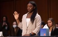 Simone Biles during a hearing in Washington, D.C. - Getty Images